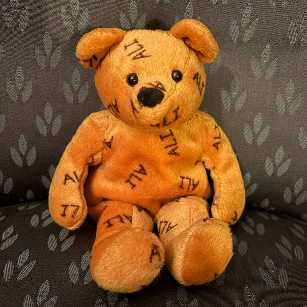 5/$20
(Muhammad Ali Beanie Baby with no tag)